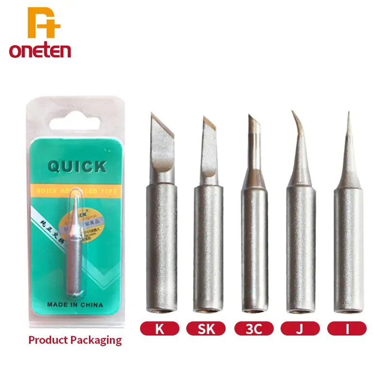 QUICK Soldering Tips Lead free Iron Tip Welding Sting For Quick 936/969/968+/236/936 Soldering Rework Station Tools Kit
QUICK Soldering Tips Lead free Iron Tip Welding Sting For Quick 936/969/968+/236/936 Soldering Rework Station Tools Kit