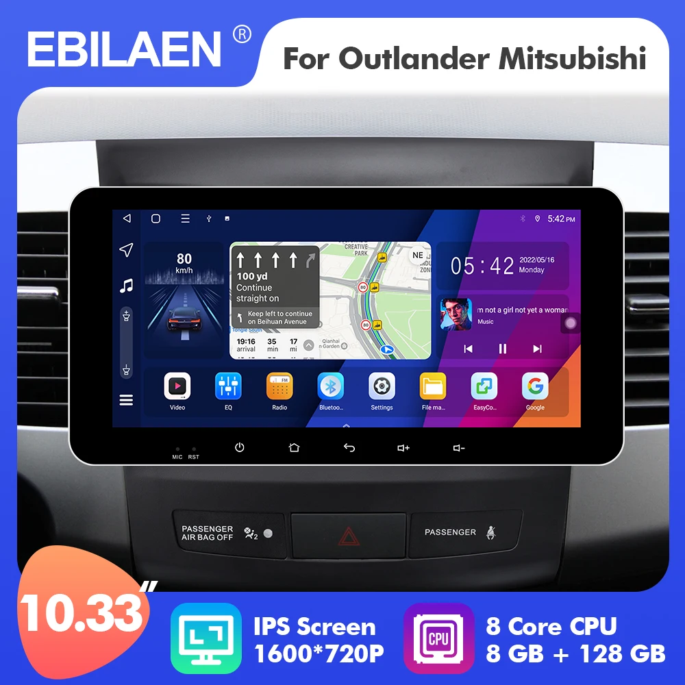 EBILAEN 10.33 Inch Car Radio Multimedia Android 10 For Mitsubishi Outlander GPS Octa Cor Navigation Audio Stereo Carplay DVD 4G
EBILAEN 10.33 Inch Car Radio Multimedia Android 10 For Mitsubishi Outlander GPS Octa Cor Navigation Audio Stereo Carplay DVD 4G