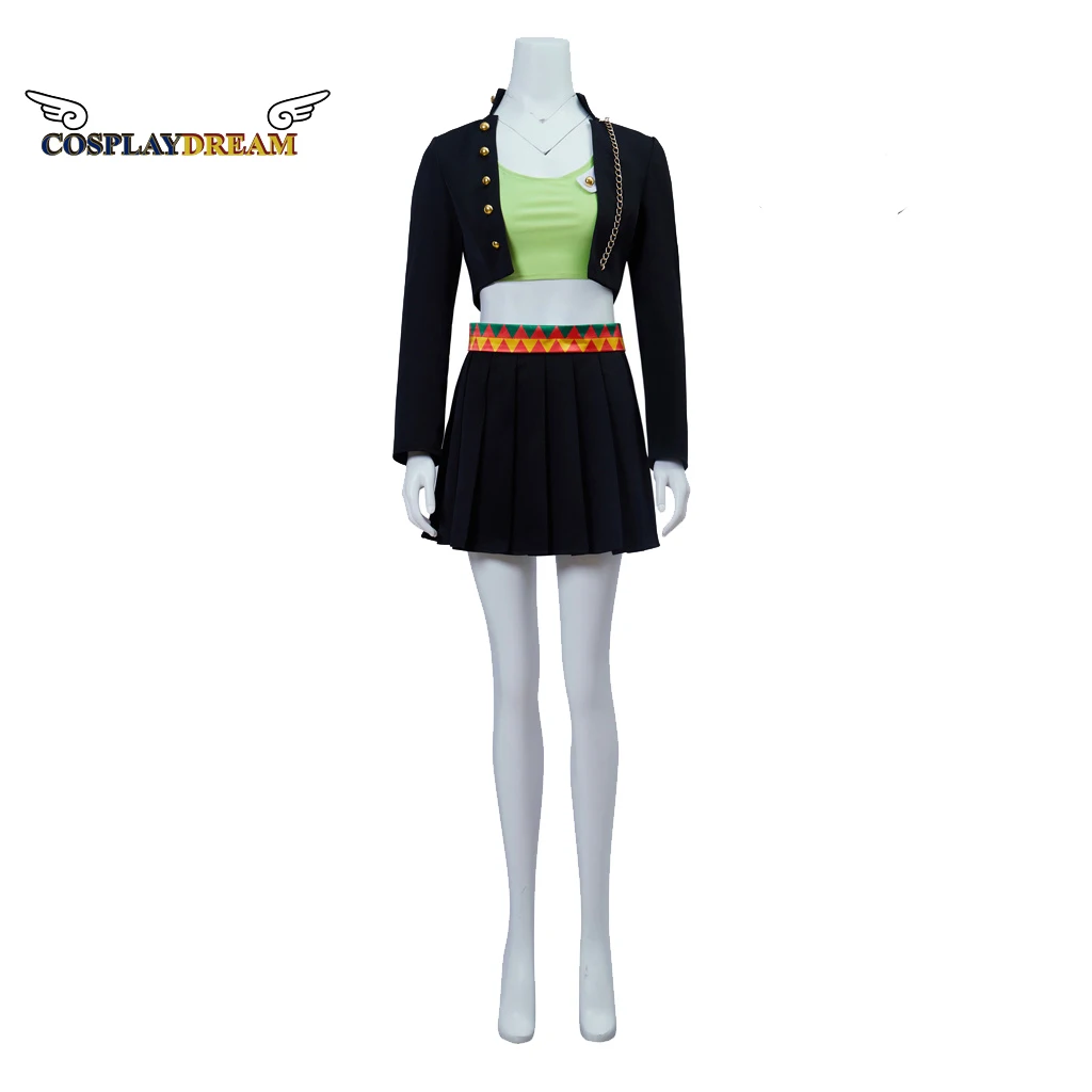 JoJo's Bizarre Adventure Jotaro Kujo Black Outfit Cosplay Costume Kujo Jotaro Cosplay Uniform Female Dress Suit Jacket Hat
JoJo's Bizarre Adventure Jotaro Kujo Black Outfit Cosplay Costume Kujo Jotaro Cosplay Uniform Female Dress Suit Jacket Hat
