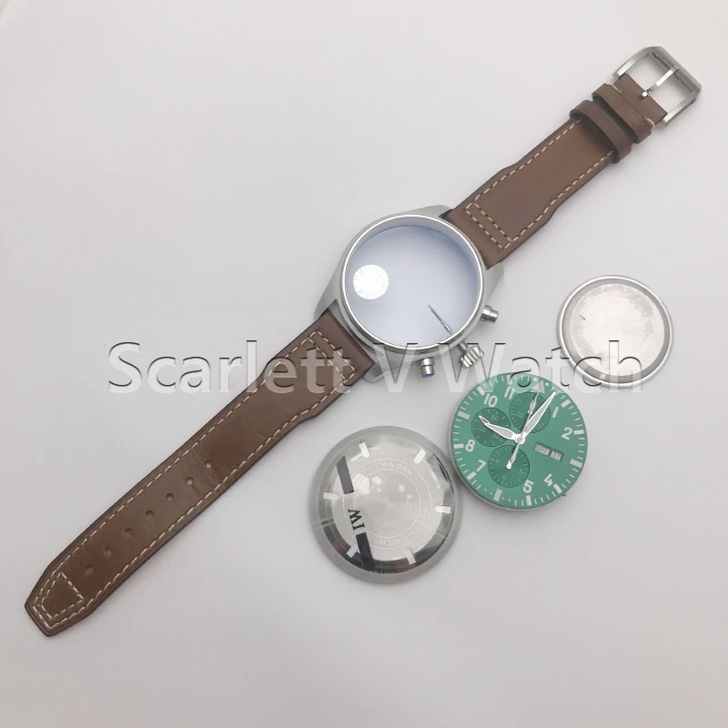 Z factory Luxury Mechanical Watch Pilot Chrono IW377726 Best Edition Green Dial on Brown Leather Strap A7750Men's Chronograph
Z factory Luxury Mechanical Watch Pilot Chrono IW377726 Best Edition Green Dial on Brown Leather Strap A7750Men's Chronograph