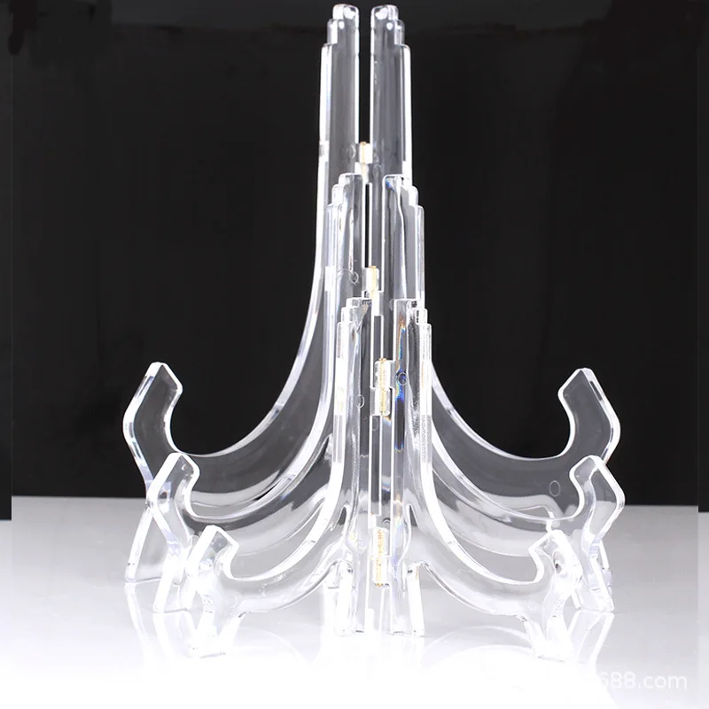 Clear Acrylic Easels Plate Stands Holders to Display Pictures or Other Items for Display Decoration
Clear Acrylic Easels Plate Stands Holders to Display Pictures or Other Items for Display Decoration