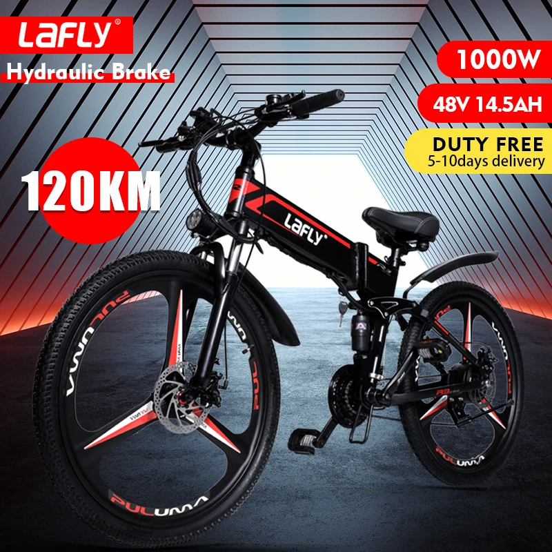 LAFLY X3 1000W Hydraulic Brake Folding Electric Bike 48V Mountain Electric Bike Extreme Off-Road 26 Inch Electric Bicycle
LAFLY X3 1000W Hydraulic Brake Folding Electric Bike 48V Mountain Electric Bike Extreme Off-Road 26 Inch Electric Bicycle
