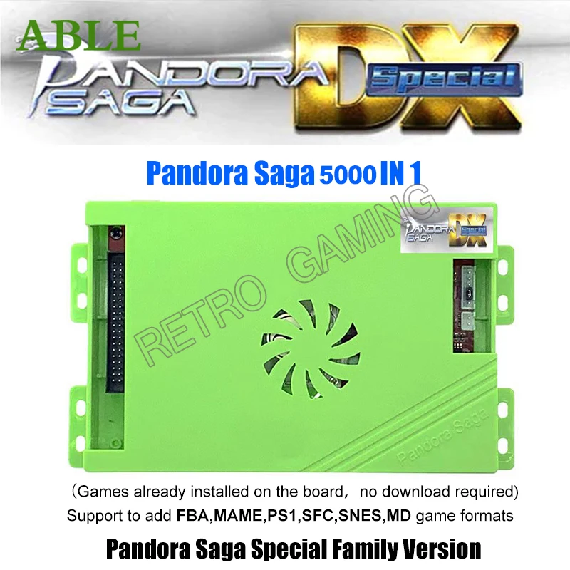 

5000 in 1 Pandora Saga Box DX Specia Arcade Game Console Jamma Mainboard PCB Joystick Bartop Cabinet Machine HDMI VGA