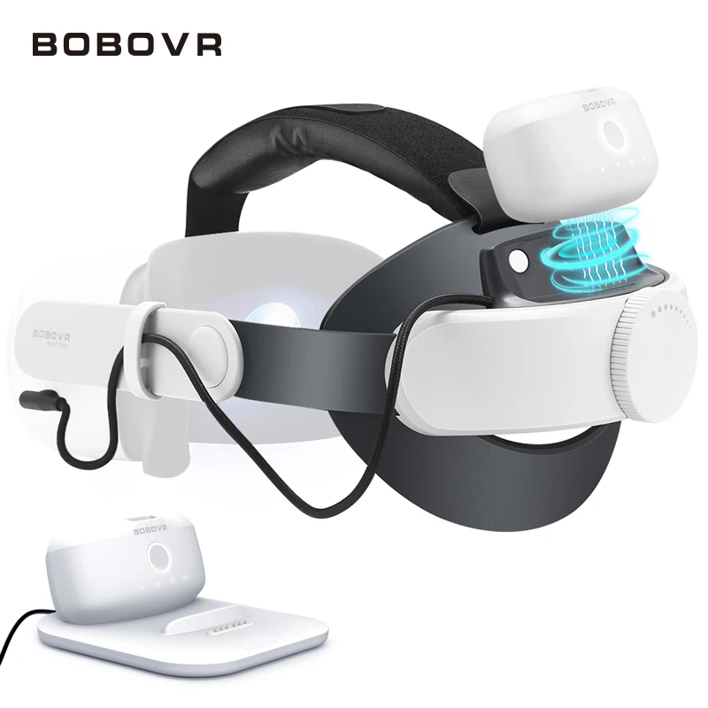 BOBOVR M1 Plus Sport Battery Strap Twin Charger Station Combo For Quest 2 Fitness Elite Strap Recirculating Power Supply System
BOBOVR M1 Plus Sport Battery Strap Twin Charger Station Combo For Quest 2 Fitness Elite Strap Recirculating Power Supply System