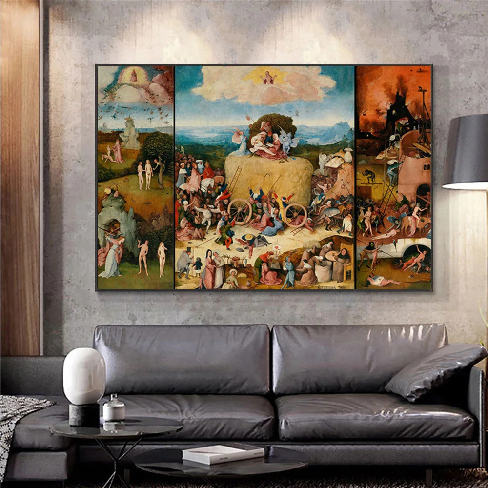 Famous Anthony Central Panel of The Triptych Art Canvas Painting Classical Art Poster and Print for Living Room Wall Home Decor
Famous Anthony Central Panel of The Triptych Art Canvas Painting Classical Art Poster and Print for Living Room Wall Home Decor