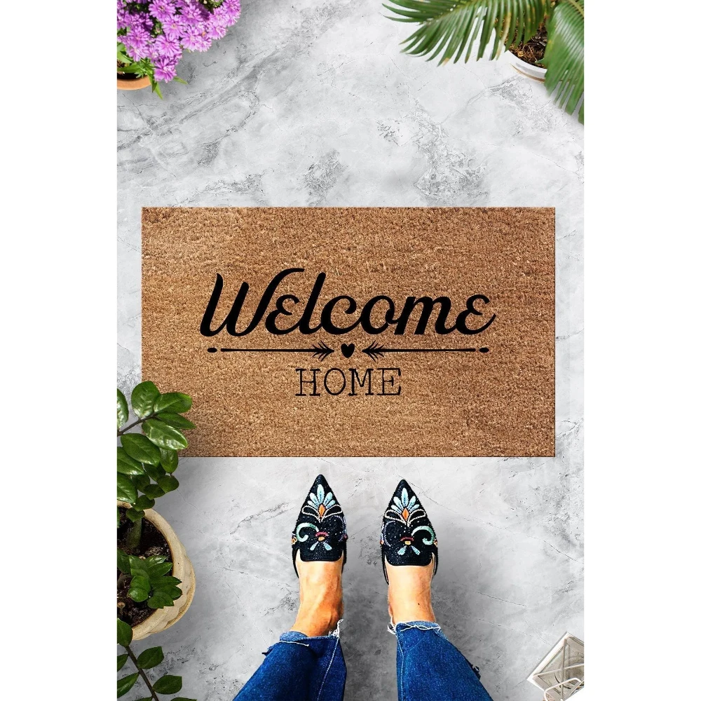 Door Front Carpet Mat Welcome and Home Written Patterned Non-Slip Floor Decorative Guest Welcome Mat Free Shipping Gift
Door Front Carpet Mat Welcome and Home Written Patterned Non-Slip Floor Decorative Guest Welcome Mat Free Shipping Gift