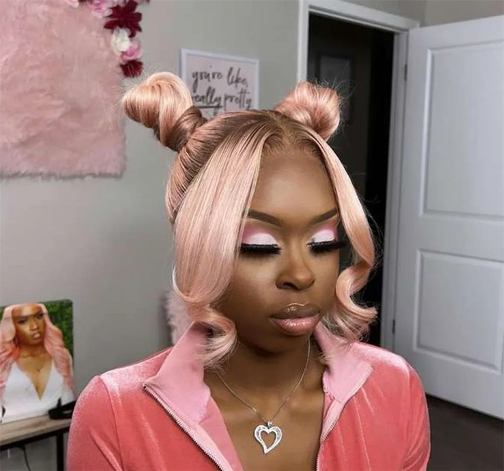 Pink Ombre Brown With 613 Colored Body Wave 13x6 Lace Front Wigs Highlights Blonde Transparent Lace Human Hair Wigs For Women
Pink Ombre Brown With 613 Colored Body Wave 13x6 Lace Front Wigs Highlights Blonde Transparent Lace Human Hair Wigs For Women