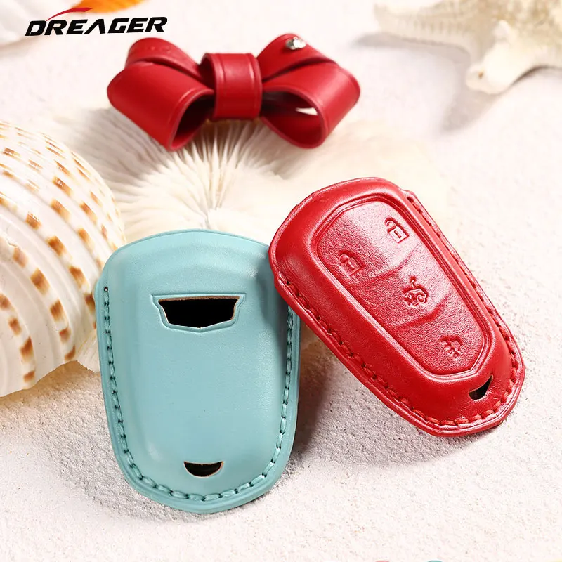 Women's Remote Car Key Fob Shell Case Leather For Cadillac Key Cover Ct5 Ct6 Cts Xts Xt5 Xt6 Srx Ats Bow 4 5 Button Protector
Women's Remote Car Key Fob Shell Case Leather For Cadillac Key Cover Ct5 Ct6 Cts Xts Xt5 Xt6 Srx Ats Bow 4 5 Button Protector