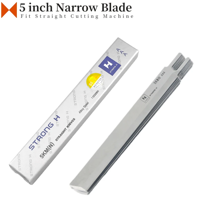 Narrow Straight Blade For 5 inch KM / Eastman / Dayang / Sulee Cutting Machine Fabric Cut Knife Strong H Brand 1 Dozen (12 PCS)
Narrow Straight Blade For 5 inch KM / Eastman / Dayang / Sulee Cutting Machine Fabric Cut Knife Strong H Brand 1 Dozen (12 PCS)