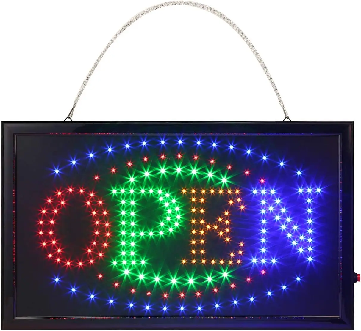 LED Open Sign,Anrookie (22x13inch 110v On/off withChain) open signs for business , for Business, Walls, Window, Shop,office sign
LED Open Sign,Anrookie (22x13inch 110v On/off withChain) open signs for business , for Business, Walls, Window, Shop,office sign