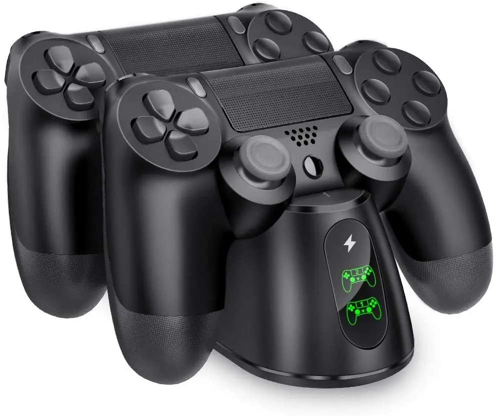 Зарядная Станция для контроллера PS4 док-станция быстрой зарядки с двумя