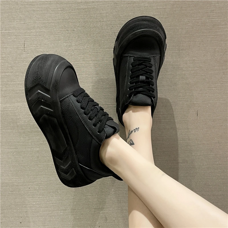 New Fashion High Platform Lace Shoes Leather High Wedges Comfortable Women Fashion Female Punk Style High Heels Shoes for Women
New Fashion High Platform Lace Shoes Leather High Wedges Comfortable Women Fashion Female Punk Style High Heels Shoes for Women