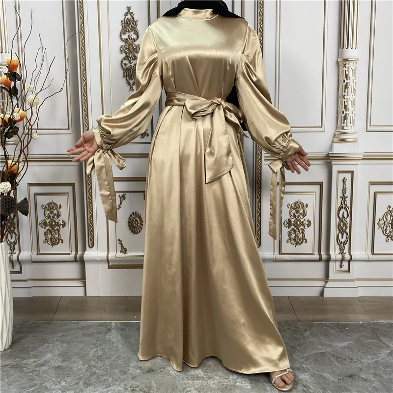 Ramadan Kaftan Dubai Luxury Silk Satin Long Dresses Solid Color Spring Summer Elegant Casual Party Dress Muslim Women Clothing A
Ramadan Kaftan Dubai Luxury Silk Satin Long Dresses Solid Color Spring Summer Elegant Casual Party Dress Muslim Women Clothing A