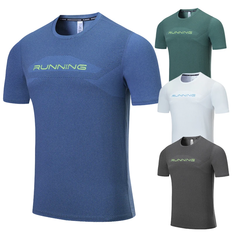 Мужские спортивные футболки с принтом, быстросохнущие тренировочные теннисные футболки с коротким рукавом, повседневные уличные футболки ... 
Мужские спортивные футболки с принтом, быстросохнущие тренировочные теннисные футболки с коротким рукавом, повседневные уличные футболки ...