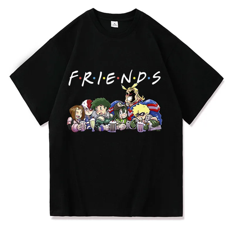 Anime My Hero Academia Men’s Short Sleeve O-Neck T-Shirts Friend Print t shirt Men Tees Cotton Clothes Tops Hip Hop T-Shirt Male
Anime My Hero Academia Men’s Short Sleeve O-Neck T-Shirts Friend Print t shirt Men Tees Cotton Clothes Tops Hip Hop T-Shirt Male