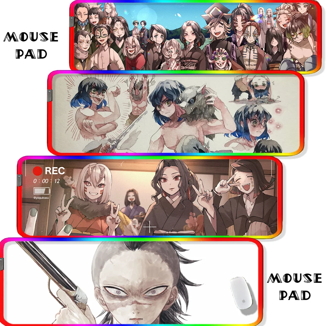 Anime Demon Slayer Gaming Mouse Pad RGB LED Gamer Computer Desk Keyboard Kamado Nezuko Locrkand manga Mouse Pad
Anime Demon Slayer Gaming Mouse Pad RGB LED Gamer Computer Desk Keyboard Kamado Nezuko Locrkand manga Mouse Pad