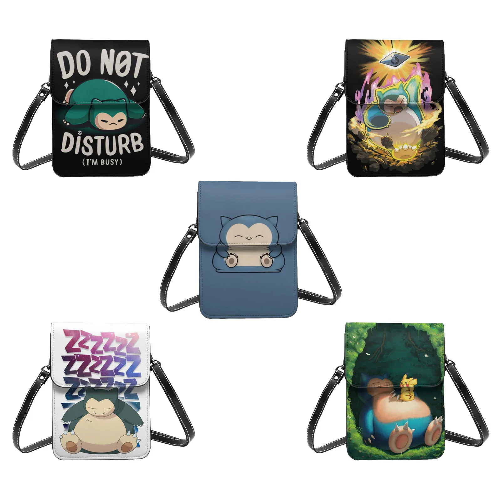 Anime Snorlax Cell Phone Purse Wallet PU Leather Handbag Crossbody Bag Shoulder Bag with Adjustable Strap
Anime Snorlax Cell Phone Purse Wallet PU Leather Handbag Crossbody Bag Shoulder Bag with Adjustable Strap