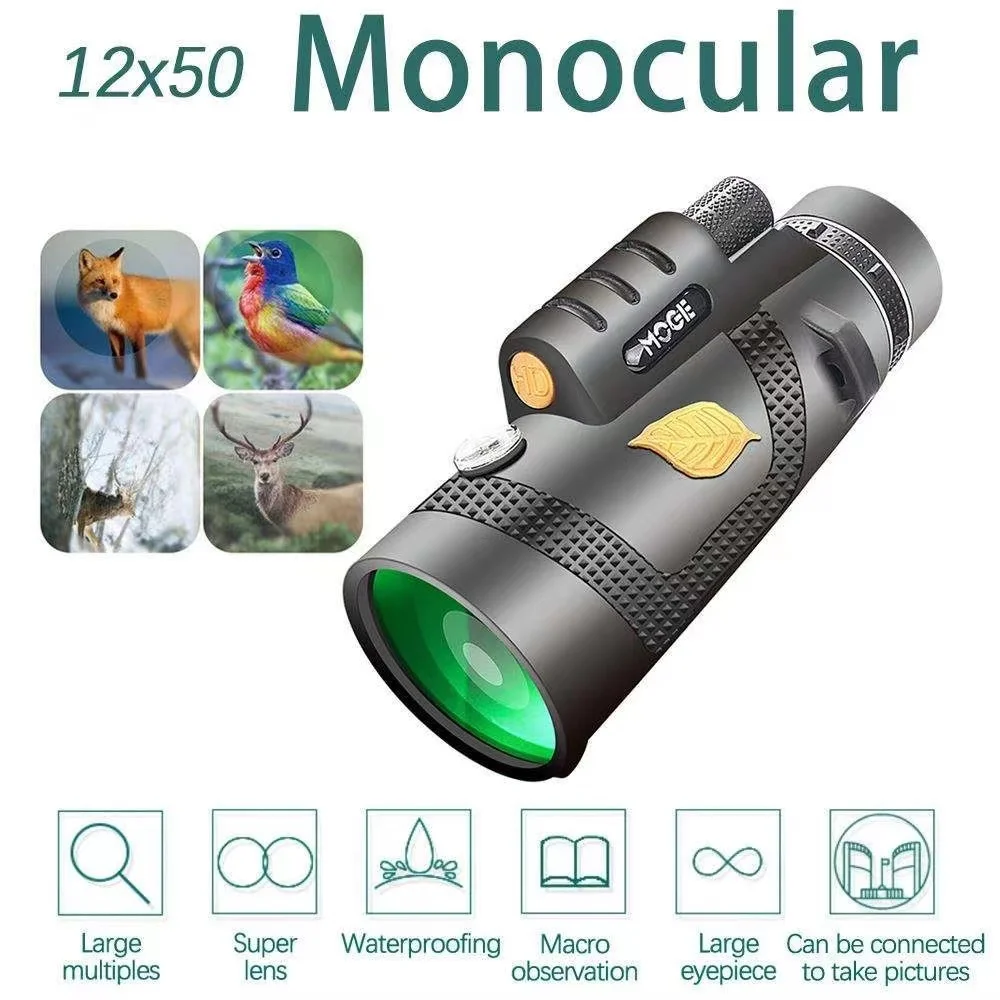 High-definition Binoculars 4000m Line Of Sight 12x50 Hunting Fishing Binoculars Camping Trip Outdoor Concert Far-sighted Mirror
High-definition Binoculars 4000m Line Of Sight 12x50 Hunting Fishing Binoculars Camping Trip Outdoor Concert Far-sighted Mirror