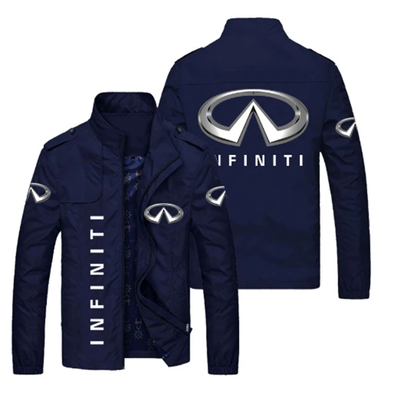 New Spring Autumn INFINITI Logo Men Stand Collar Casual Sweatshirt Long Sleeve Zipper Cardigan Jacket 7 Colors
New Spring Autumn INFINITI Logo Men Stand Collar Casual Sweatshirt Long Sleeve Zipper Cardigan Jacket 7 Colors