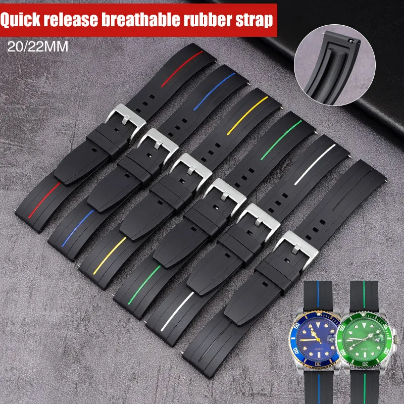 20mm 22mm Curved Interface Smart Watch Rubber Strap For Huawei Samsung Quick Release Waterproof Sports Watch Bracelet
20mm 22mm Curved Interface Smart Watch Rubber Strap For Huawei Samsung Quick Release Waterproof Sports Watch Bracelet