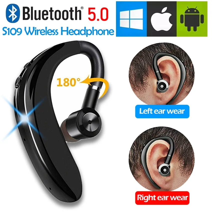 Wireless Earphones With Microphone For All Smartphones, Hands-free Sports Headphones With Bluetooth Connection And Microphone
Wireless Earphones With Microphone For All Smartphones, Hands-free Sports Headphones With Bluetooth Connection And Microphone