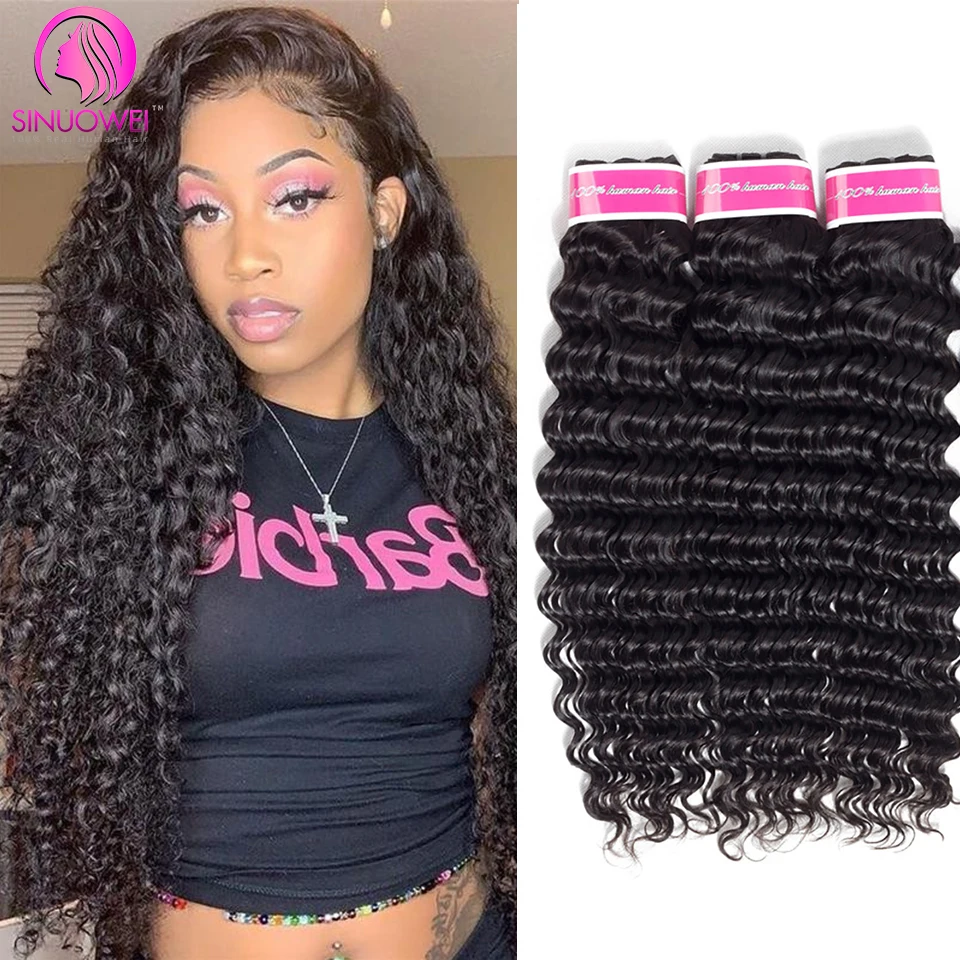 Brazilian Hair Weave Bundles Curly 100% Human Hair Bundles 8-30 Inch Deep Wave Bundle Remy Extensions 3 4 Bundles Natural Color
Brazilian Hair Weave Bundles Curly 100% Human Hair Bundles 8-30 Inch Deep Wave Bundle Remy Extensions 3 4 Bundles Natural Color