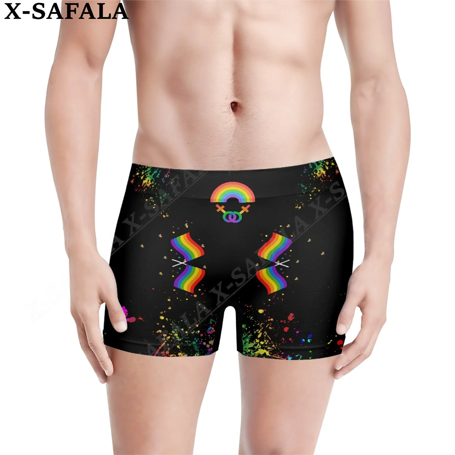 LGBT Rainbow Watercolour 3D Printing Men‘s Underwear External Shorts Seamless Pants High Elastic Swimwear Beach Swimming Trunks
LGBT Rainbow Watercolour 3D Printing Men‘s Underwear External Shorts Seamless Pants High Elastic Swimwear Beach Swimming Trunks