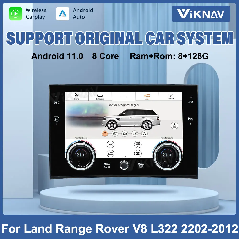 Автомагнитола на Android с сенсорным экраном и климатическим контролем для Land Range Rover V8 L322, панель переменного тока 2002-2012, автомобильный стерео М...
Автомагнитола на Android с сенсорным экраном и климатическим контролем для Land Range Rover V8 L322, панель переменного тока 2002-2012, автомобильный стерео М...