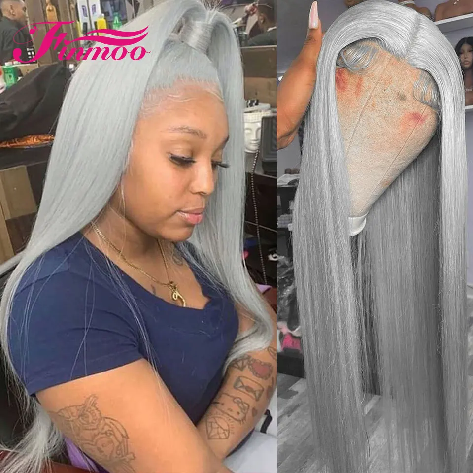 30 40 Inch Brazilian Hair Grey T Part Lace Wig Human Hair Wigs For Women Platinum Silver Grey Colored Straight Lace Front Wigs
30 40 Inch Brazilian Hair Grey T Part Lace Wig Human Hair Wigs For Women Platinum Silver Grey Colored Straight Lace Front Wigs