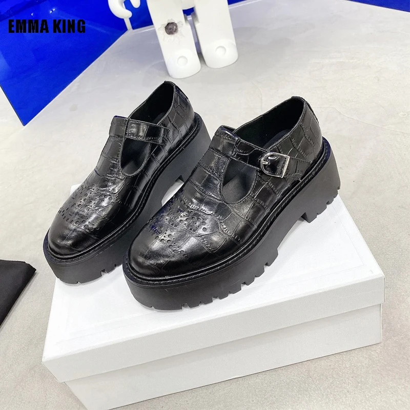 Fall Shoes Female British Style 2022 New Thick-Soled College Style Casual Loafers Genuine Leather Fashion Shoes Girls
Fall Shoes Female British Style 2022 New Thick-Soled College Style Casual Loafers Genuine Leather Fashion Shoes Girls