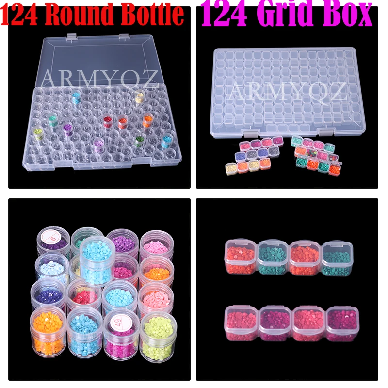 2022 NEW 124 Bottles Diamond Painting Storage Box with Portable Bead Storage Container 5D Embroidery Accessories Moasic Tools
2022 NEW 124 Bottles Diamond Painting Storage Box with Portable Bead Storage Container 5D Embroidery Accessories Moasic Tools