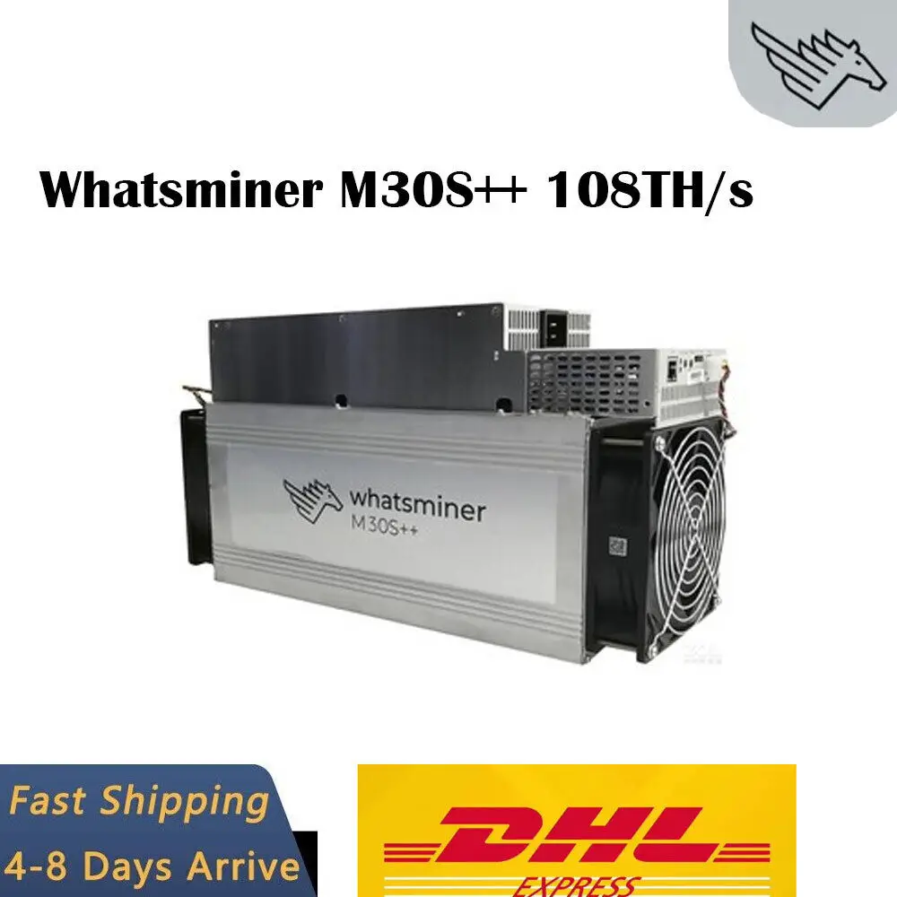 A BUY 10 GET 5 FREE New Whatsminer M30s++ Miner 108T BTC Bitcoin Miner 3100W Bulid-in PSU
A BUY 10 GET 5 FREE New Whatsminer M30s++ Miner 108T BTC Bitcoin Miner 3100W Bulid-in PSU