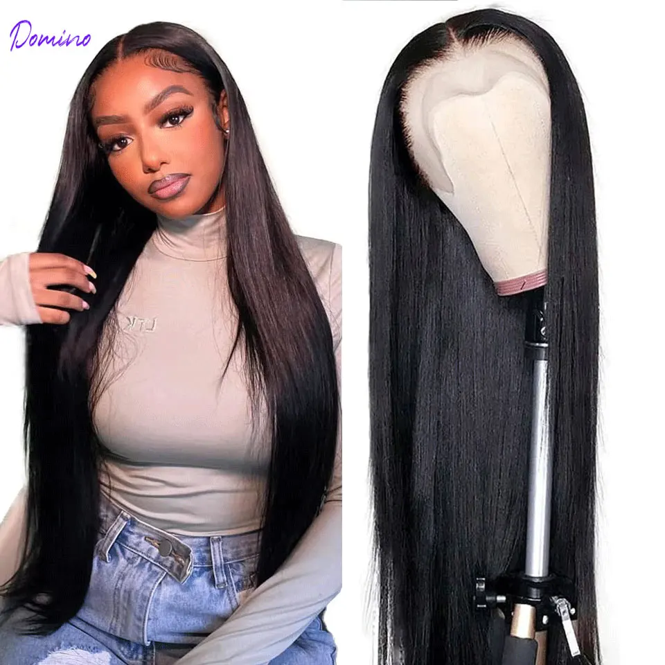 DOMINO Straight Lace Front Wig Human Hair Brazilian Remy Transparent Lace Front Human Hair Wigs For Black Women Closure Wig
DOMINO Straight Lace Front Wig Human Hair Brazilian Remy Transparent Lace Front Human Hair Wigs For Black Women Closure Wig