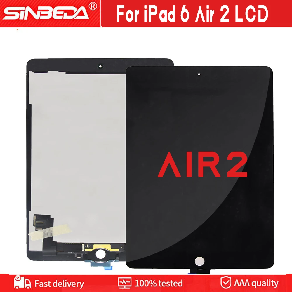 9.7" For iPad 6 Air 2 LCD AAA+ Grade Display Touch Screen For iPad 6 A1567 A1566 LCD Panel Digitizer Assembly Replacement
9.7" For iPad 6 Air 2 LCD AAA+ Grade Display Touch Screen For iPad 6 A1567 A1566 LCD Panel Digitizer Assembly Replacement