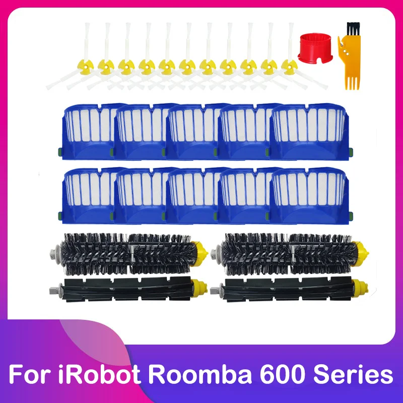 For iRobot Roomba 600 Series 601 610 620 630 631 650 655 660 585 595 680 Robot Vacuum Cleaner Hepa Pre Filter Main Side Brush
For iRobot Roomba 600 Series 601 610 620 630 631 650 655 660 585 595 680 Robot Vacuum Cleaner Hepa Pre Filter Main Side Brush