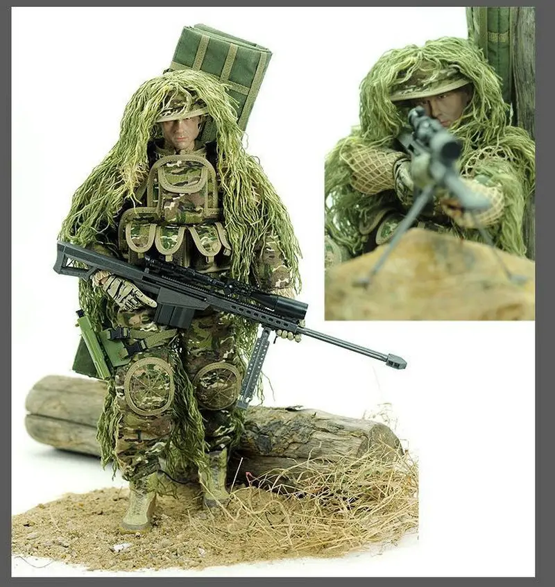 Realistic Soldier Military fans Action Figures Gift Movable Joint Children Kids Gift - All Terrain Sniper Decoration
Realistic Soldier Military fans Action Figures Gift Movable Joint Children Kids Gift - All Terrain Sniper Decoration