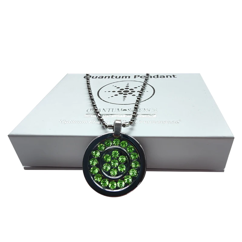 New Green Gem Health Jewelry Fashionable High End Mens' Quantum Energy Pendant For Men With Instructions
New Green Gem Health Jewelry Fashionable High End Mens' Quantum Energy Pendant For Men With Instructions