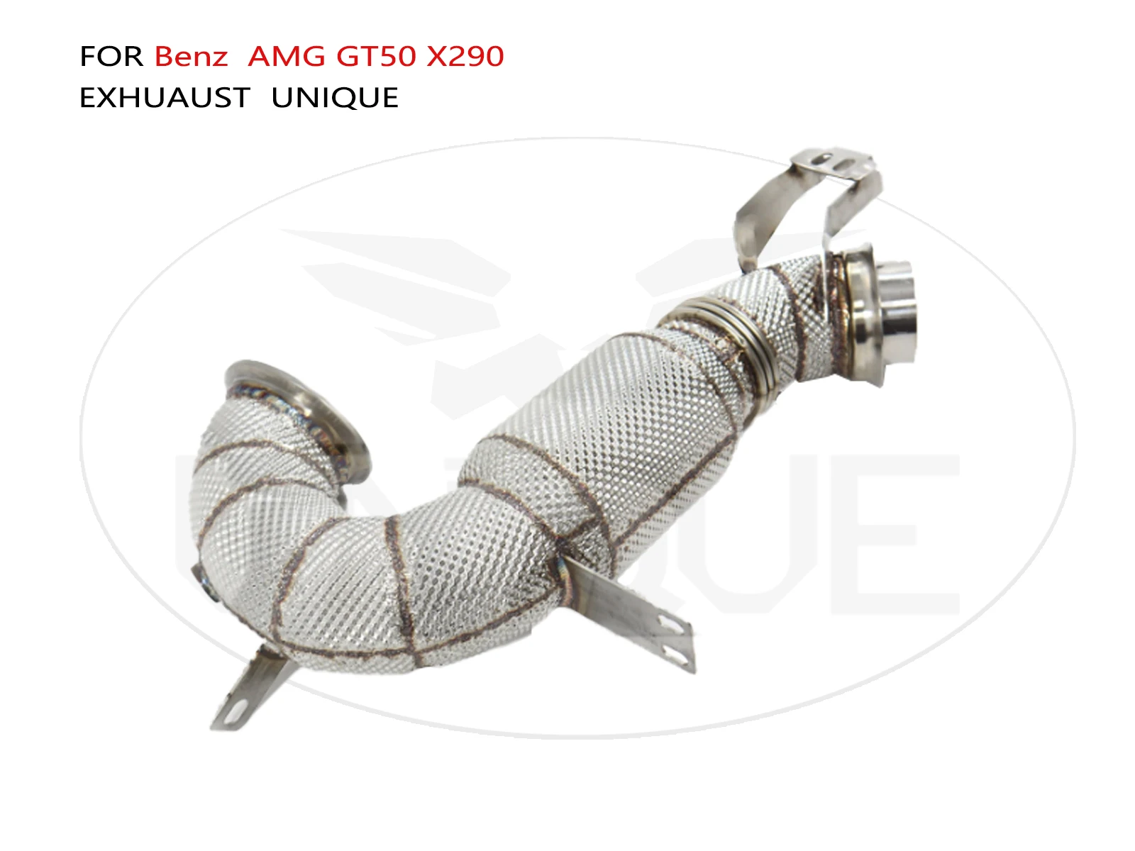 UNIQUE Exhaust System High Flow Performance Downpipe for Mercedes-Benz AMG GT50 X290 3.0T Without Catalyst Pipe
UNIQUE Exhaust System High Flow Performance Downpipe for Mercedes-Benz AMG GT50 X290 3.0T Without Catalyst Pipe