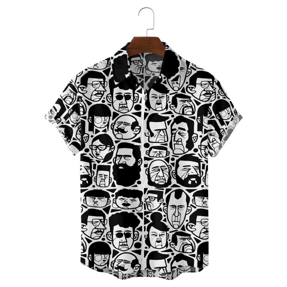 2022 cartoon expression face print shirt, fashion casual psychedelic street art style, summer shirt for men and women
2022 cartoon expression face print shirt, fashion casual psychedelic street art style, summer shirt for men and women