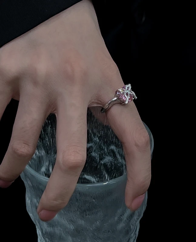 So.fine Jewelry Hot Sale Pink Love Zircon Ring, Designed by Women, Light Luxury, Versatile, Exquisite and High-level Open
So.fine Jewelry Hot Sale Pink Love Zircon Ring, Designed by Women, Light Luxury, Versatile, Exquisite and High-level Open