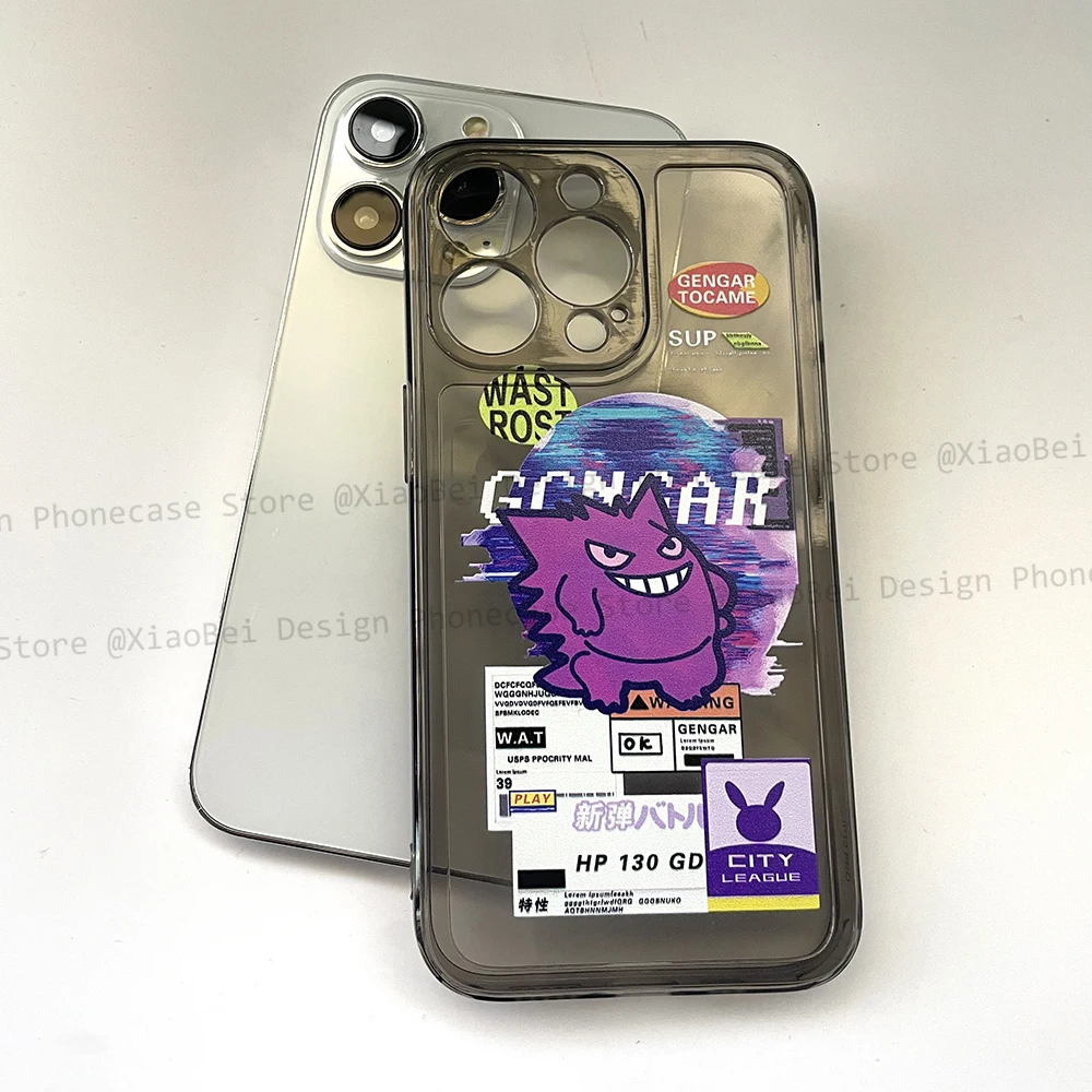 Bandai Pokemon Gengar Black Transparent Phone Case For IPhone 13 12 Mini 11 Pro Max Xs X Xr 8 7 Plus Personality Splicing Cover
Bandai Pokemon Gengar Black Transparent Phone Case For IPhone 13 12 Mini 11 Pro Max Xs X Xr 8 7 Plus Personality Splicing Cover