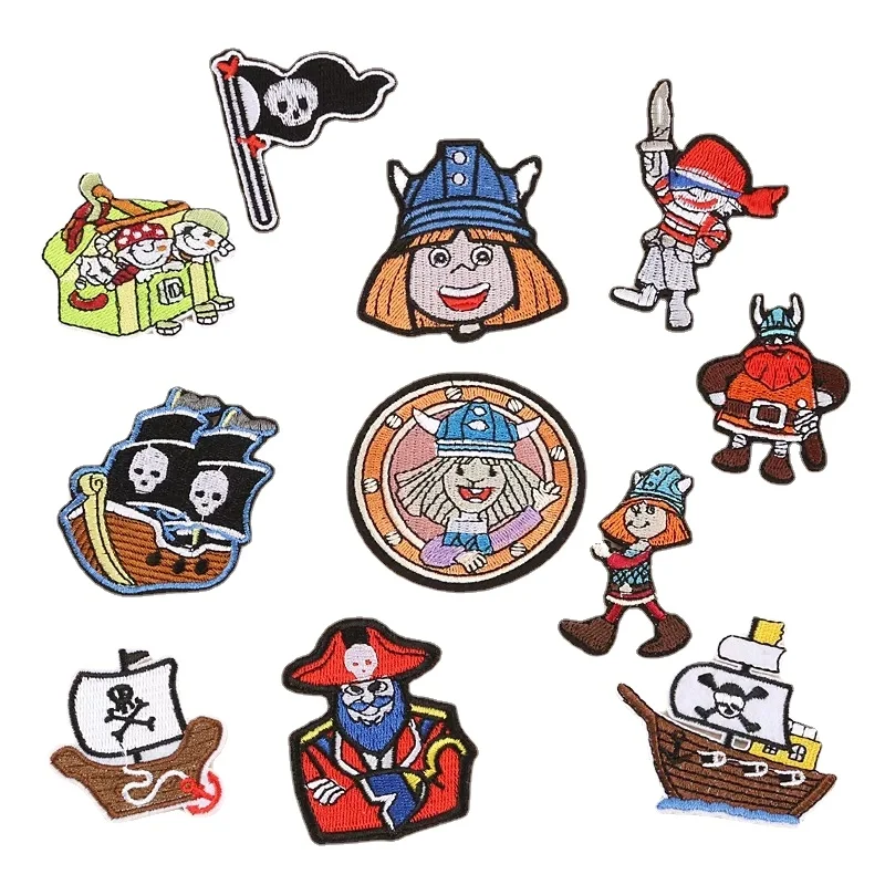 50pcs/Lot Vintage Anime Embroidery Patch Pirate Boat Flag Skull Shirt Bag Clothing Decoration Accessory Fun Craft Diy Applique
50pcs/Lot Vintage Anime Embroidery Patch Pirate Boat Flag Skull Shirt Bag Clothing Decoration Accessory Fun Craft Diy Applique