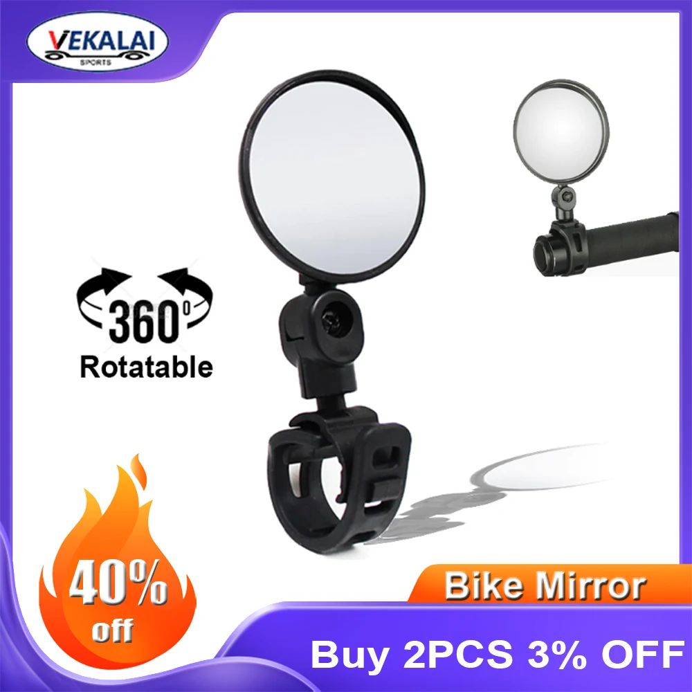 VEKALAI 360° Adjustable Bike Rearview Mirror Universal Bicycle Rear View Mirrors For Electric Scooter Cycling Accessories
VEKALAI 360° Adjustable Bike Rearview Mirror Universal Bicycle Rear View Mirrors For Electric Scooter Cycling Accessories