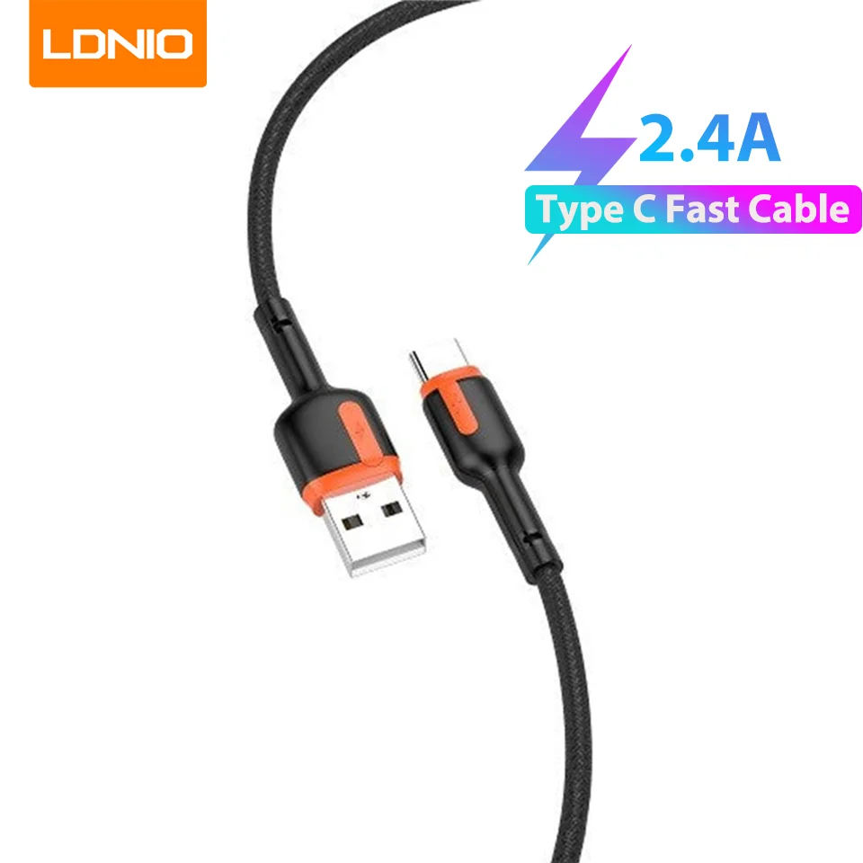 LDNIO 2.4A USB C Cable Typc C Fast Charging Data Cord Charger Cable For Huawei/Xiaomi/Samsung Phone Charging Cable
LDNIO 2.4A USB C Cable Typc C Fast Charging Data Cord Charger Cable For Huawei/Xiaomi/Samsung Phone Charging Cable
