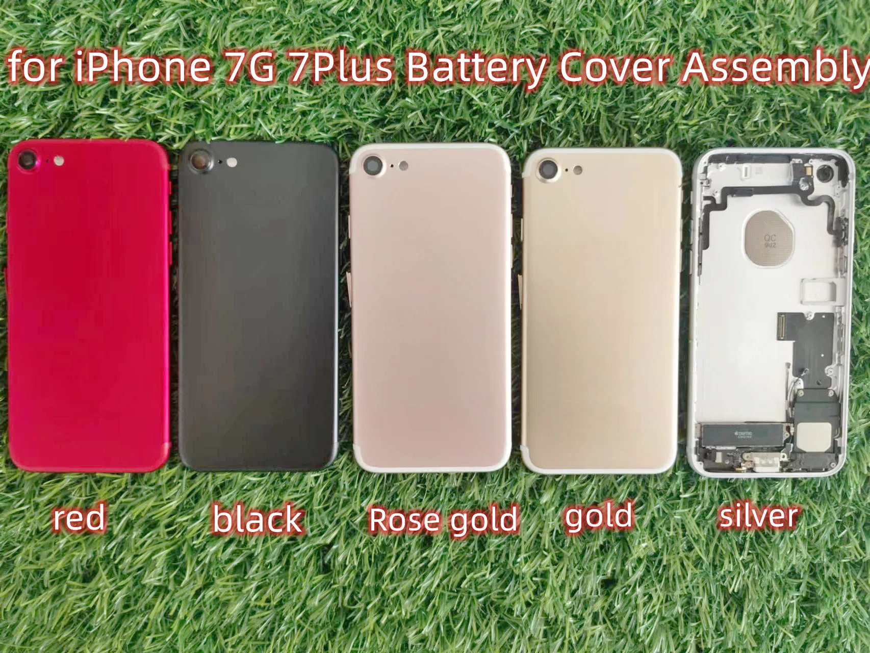 10PCS for iPhone 7G 7 Plus battery back cover, middle shell, SIM card tray, side key assembly, soft shell cable installation
10PCS for iPhone 7G 7 Plus battery back cover, middle shell, SIM card tray, side key assembly, soft shell cable installation