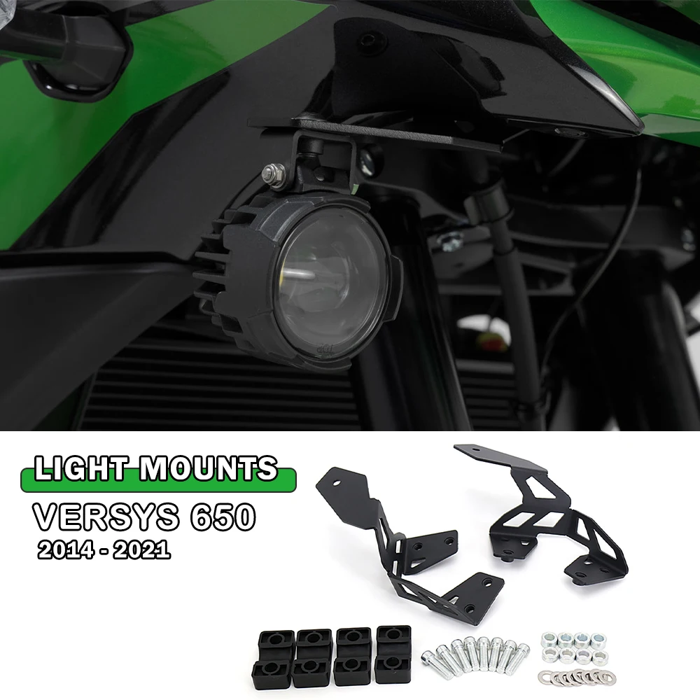 Versys 650 Accessories Fog Light Mounting For Kawasaki VERSYS 650 Versys650 2014- 2022 Fog Light Bracket Spotlight Light Mounts
Versys 650 Accessories Fog Light Mounting For Kawasaki VERSYS 650 Versys650 2014- 2022 Fog Light Bracket Spotlight Light Mounts