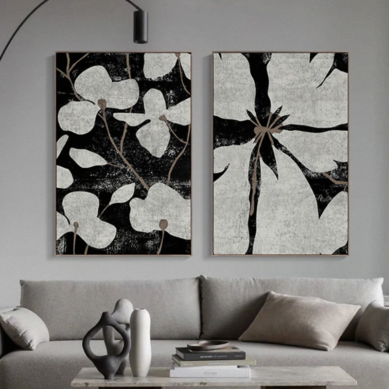 Abstract Black White Flower Wall Art Canvas Painting Modern Simple Picture Printing Nordic Poster For LivingRoom Home Decor
Abstract Black White Flower Wall Art Canvas Painting Modern Simple Picture Printing Nordic Poster For LivingRoom Home Decor