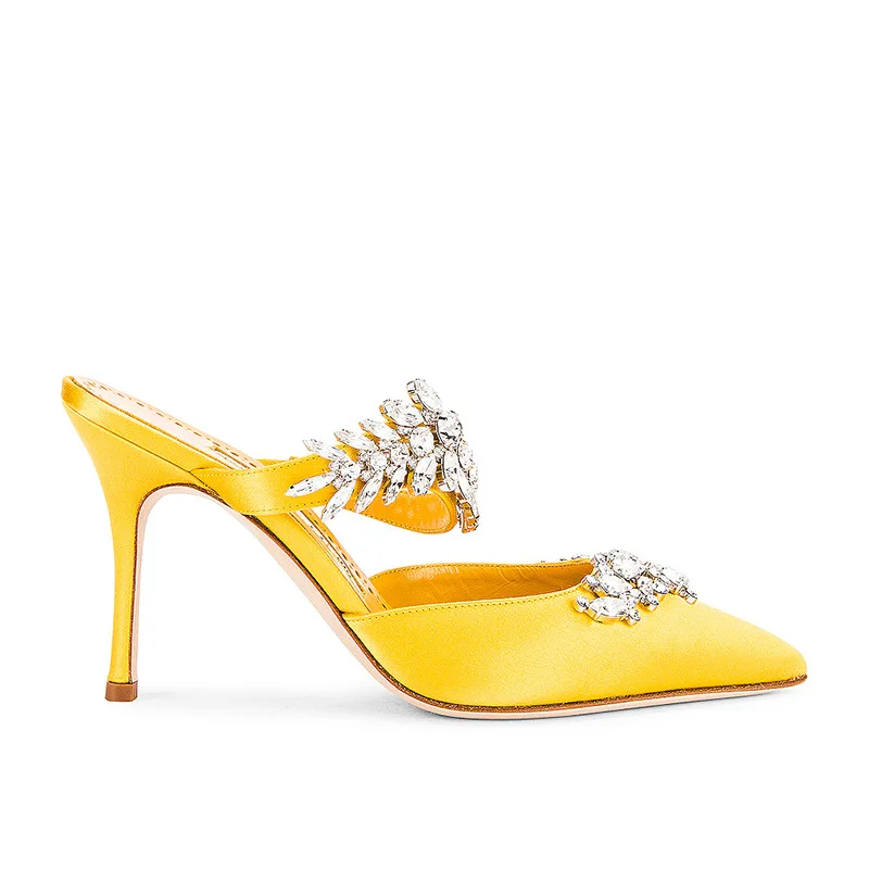 Solid Color Rhinestone Strap Women Sandals Pointed Toe Casual Slippers Fashion Slingback Girls Shoes Summer Zapatillas Mujer
Solid Color Rhinestone Strap Women Sandals Pointed Toe Casual Slippers Fashion Slingback Girls Shoes Summer Zapatillas Mujer