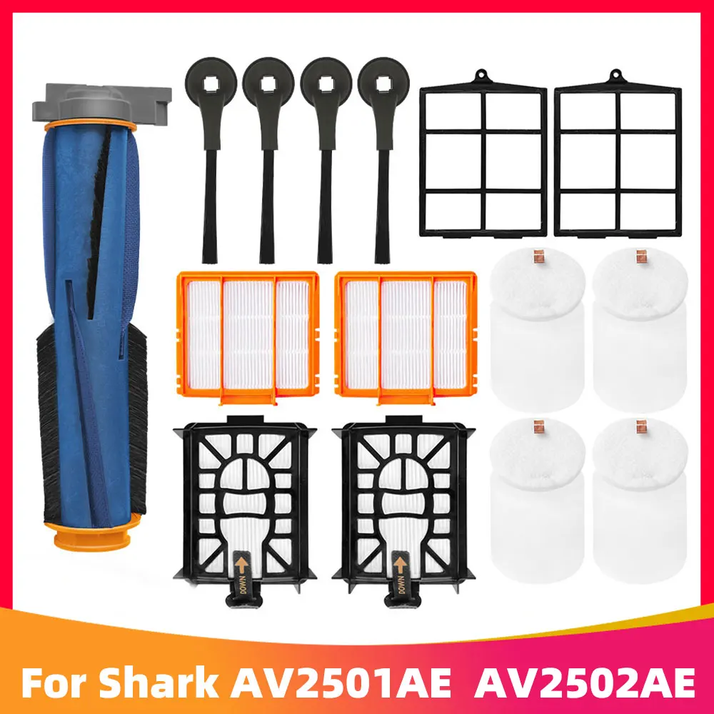 Replacement for Shark AV2501AE AV2502AE Robot Vacuum Cleaner Spare Parts Accessories Main Side Brush Hepa Filter Primary Filter
Replacement for Shark AV2501AE AV2502AE Robot Vacuum Cleaner Spare Parts Accessories Main Side Brush Hepa Filter Primary Filter