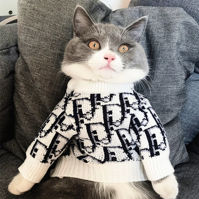Cat Dog Autumn Winter Warm Luxury Puppy Sweater Cute Clothes Small Dogs Pet Apparel Simple Woolen Small Pet
Cat Dog Autumn Winter Warm Luxury Puppy Sweater Cute Clothes Small Dogs Pet Apparel Simple Woolen Small Pet